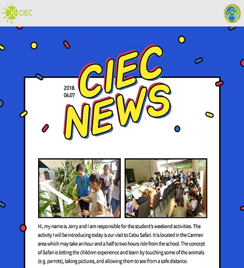 Bản tin trường Anh ngữ CIEC tháng 6 năm 2018