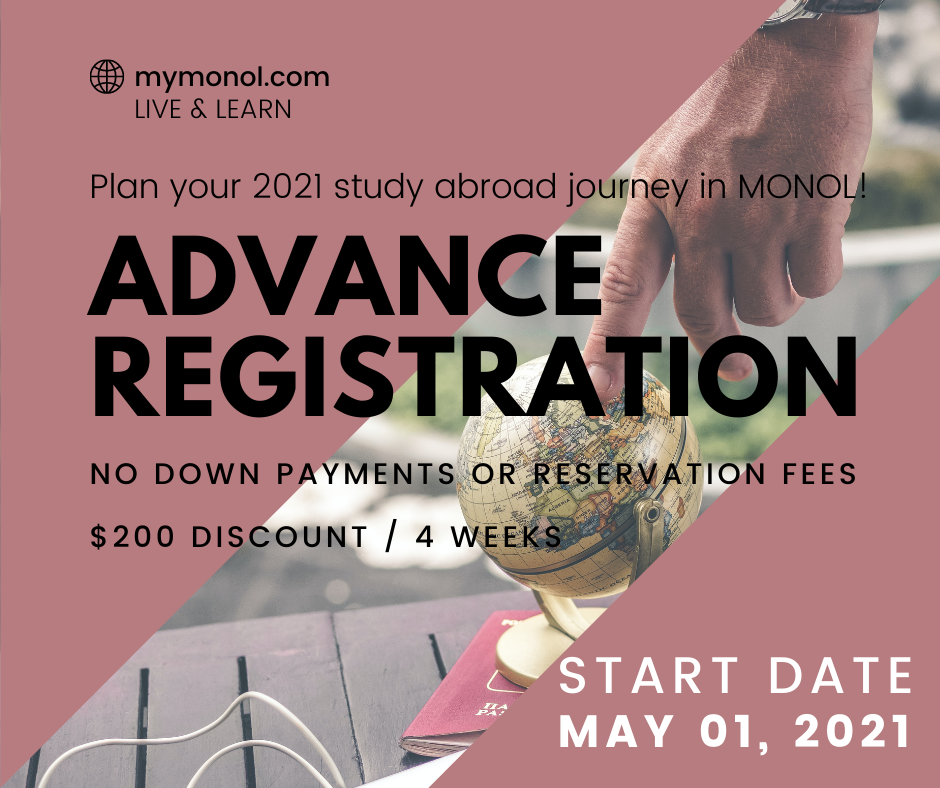 MONOL nhận đăng ký nhập học sớm từ ngày 1/5/2021