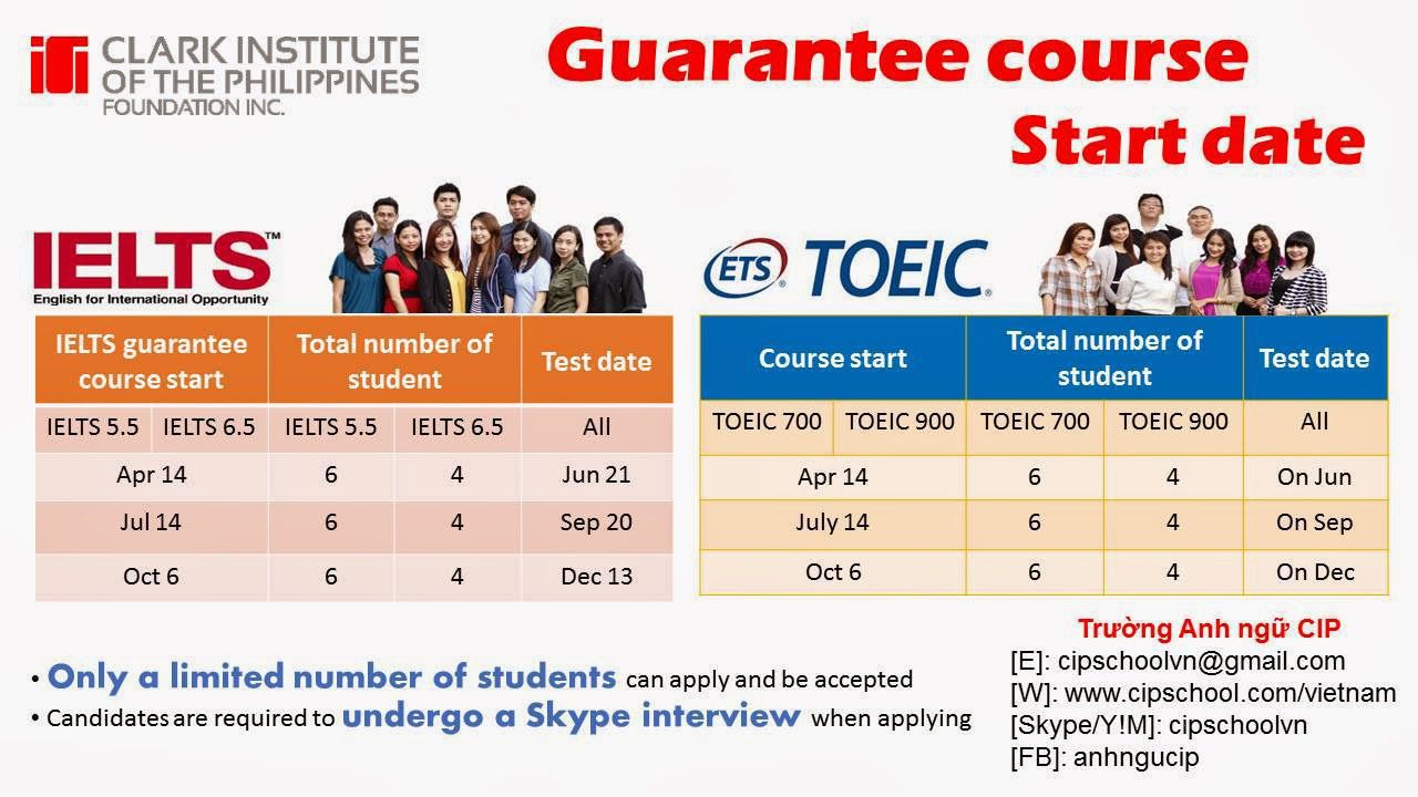 CIP IELTS, TOEIC guarantee course.JPG