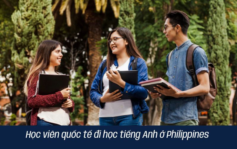 học viên quốc tế đi du học tiếng Anh ngắn hạn tại Philippines