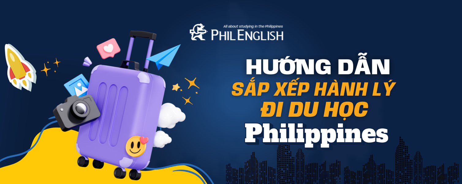 xếp hành lý đi du học Philippines