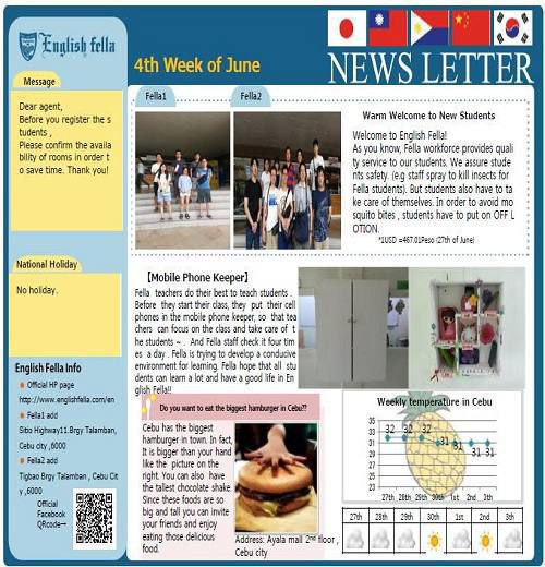 Bản tin trường FELLA tuần 04 tháng 06/2015