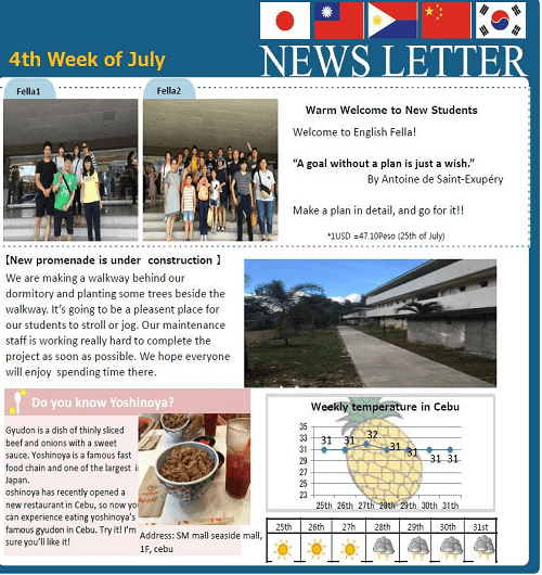 Bản tin trường FELLA tuần 04 tháng 07/2016