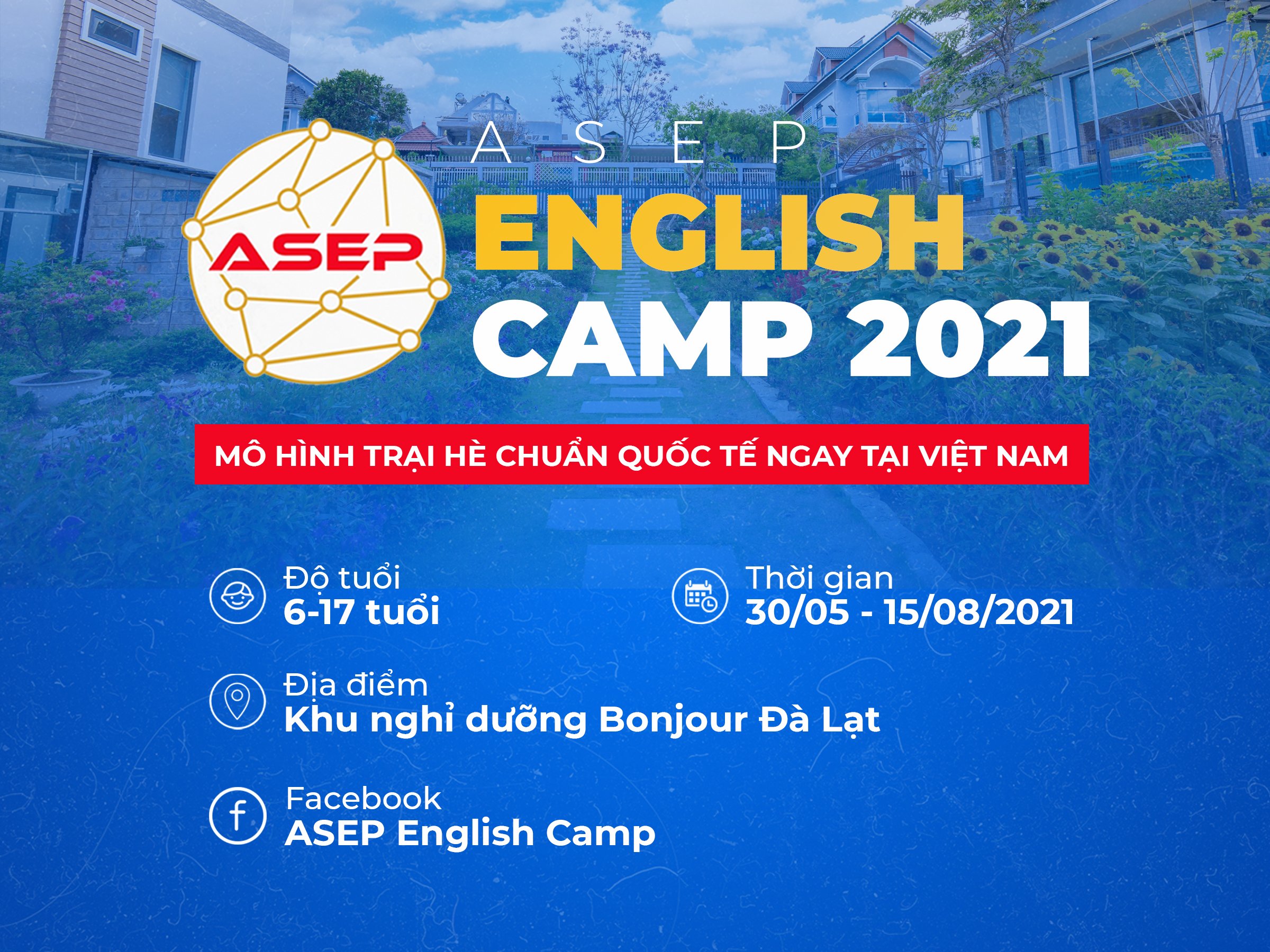 Trại hè tiếng Anh ASEP 2021 tại Đà Lạt