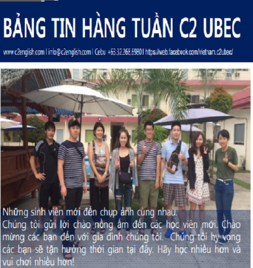 Bản tin C2 UBEC tuần 04 tháng 9 năm 2016