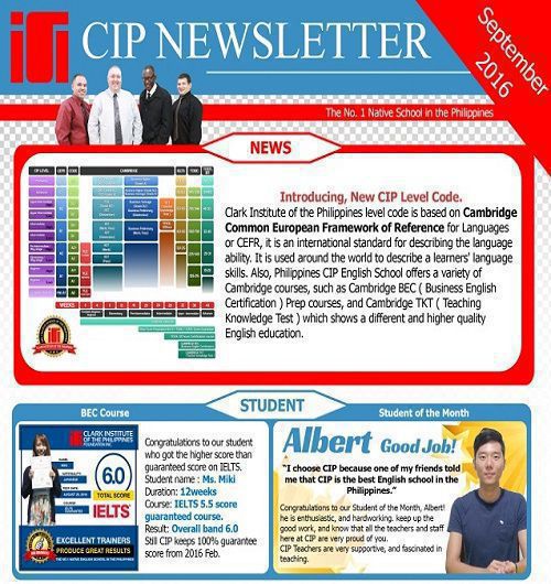 Bản tin CIP tháng 9 năm 2016