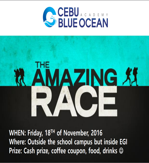 Cebu Blue Ocean - Amazing Race