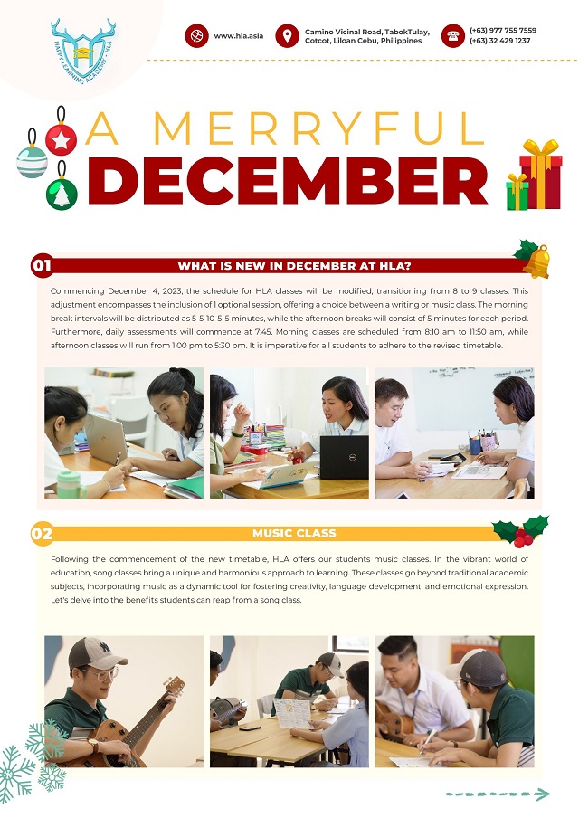 hla_december newsletter 1