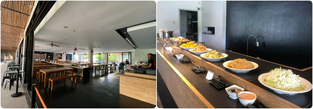 nhà ăn tại trường EV